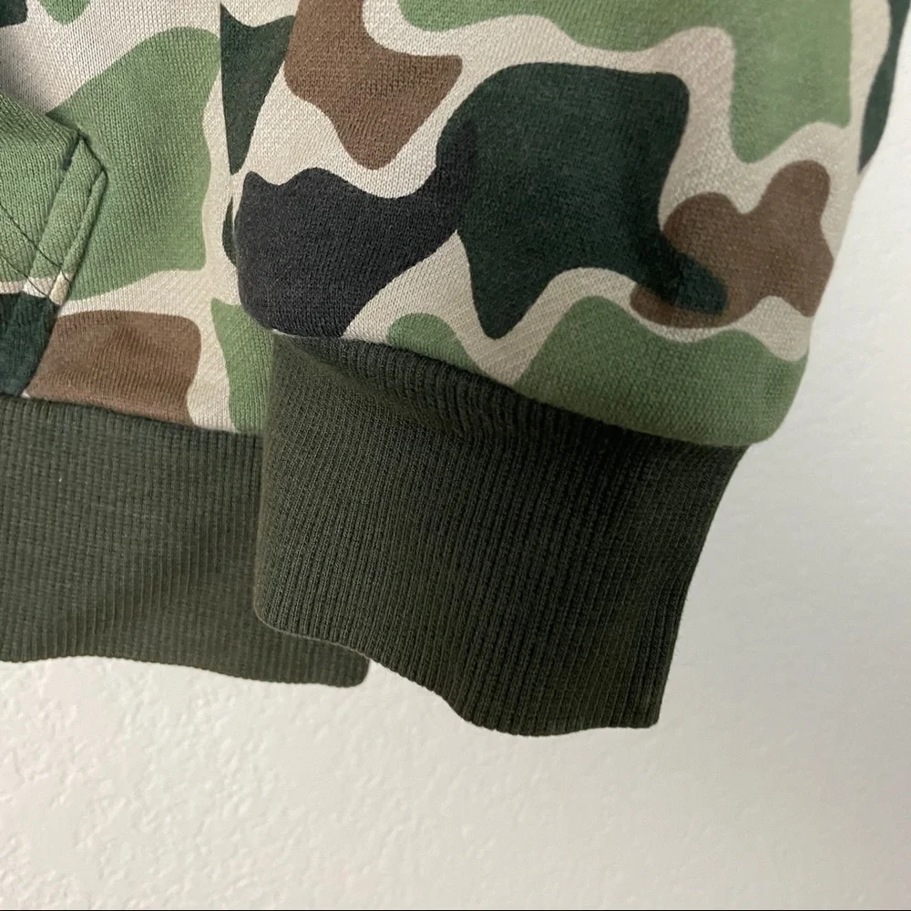 Adidas Original Camo Hoodie Jacket Size Medium